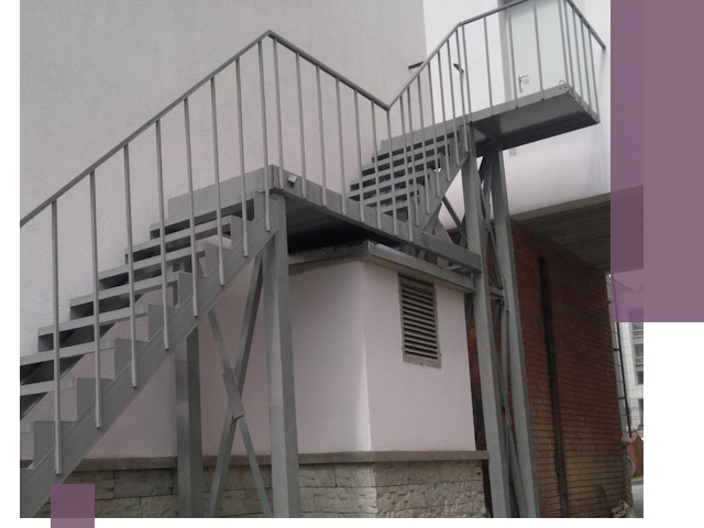 Монтаж пожарных лестниц под ключ в Малгобеке с гарантией качества