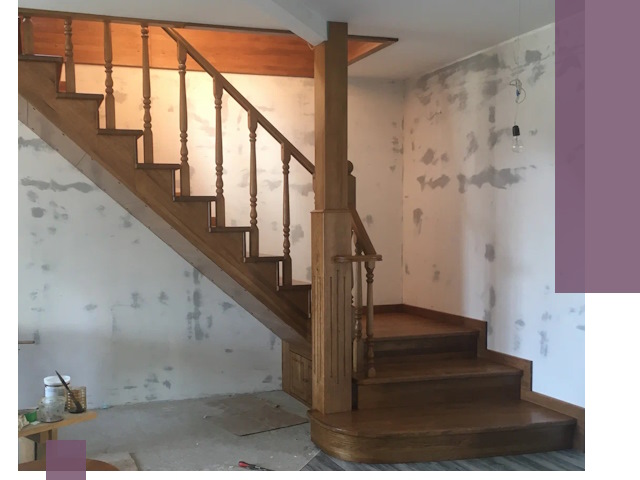 Ремонт деревянных лестниц в Малгобеке: быстро и качественно