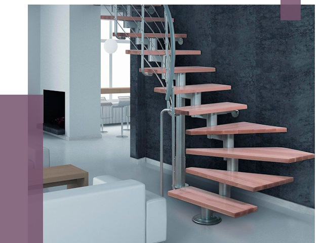 Модульные лестницы в Малгобеке от 17025 руб. — купить в ПРОЛЁТ-Млг