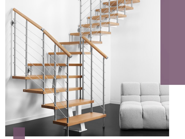 Модульные лестницы под ключ в Малгобеке — монтаж и изготовление