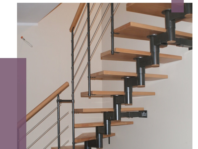 Изготовление модульных лестниц в Малгобеке от 11608 руб. 