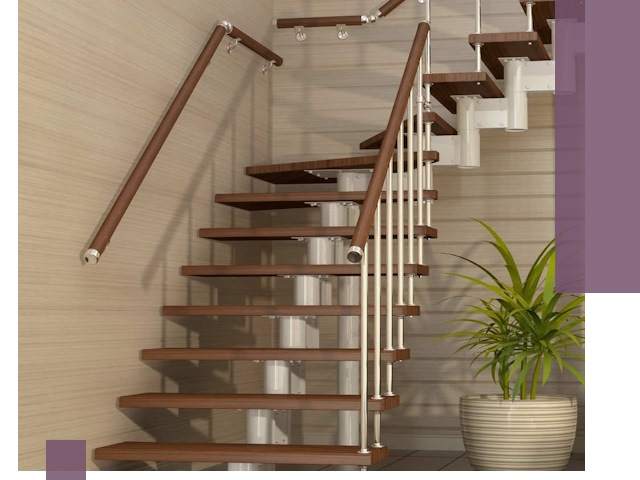 Изготовление модульных лестниц под ключ в Малгобеке