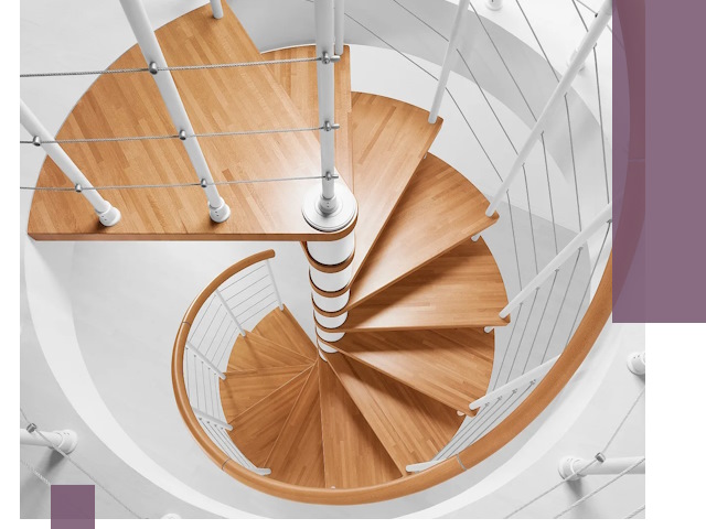 Изготовление винтовых лестниц под ключ в Малгобеке