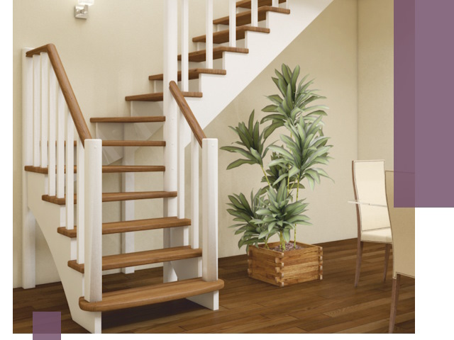 Г-образные лестницы под ключ в Малгобеке — изготовление и монтаж