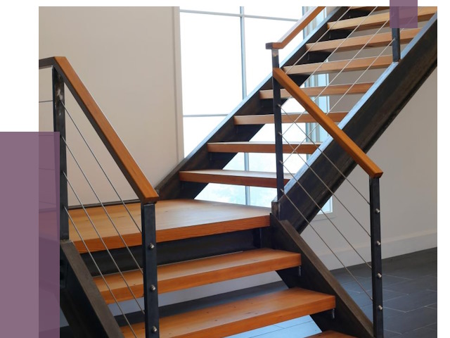 Изготовление лестниц на металлокаркасе в Малгобеке от 19088 руб. | ПРОЛЁТ-Млг