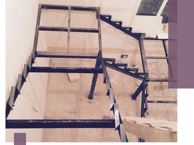 Монтаж лестниц на металлокаркасе в Малгобеке быстро и качественно