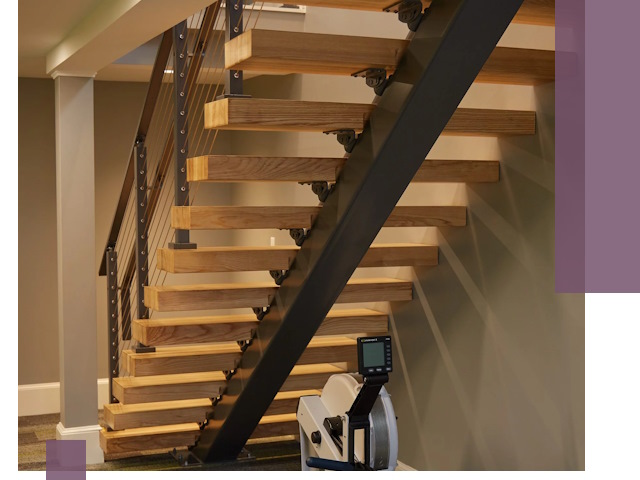 Лестницы на монокосоурах под ключ в Малгобеке - изготовление и монтаж