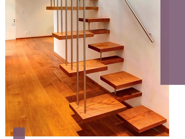 Лестницы «гусиный шаг» на заказ в Малгобеке для узких пространств