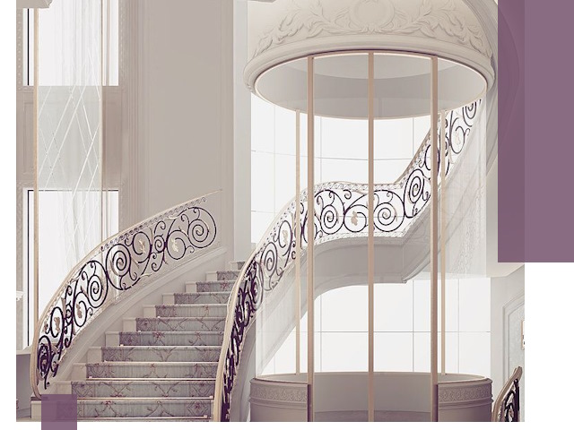 Элитные лестницы на заказ высокого класса в Малгобеке