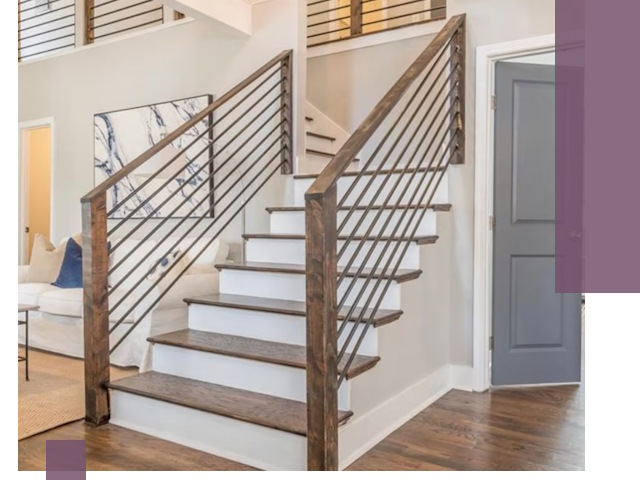 Лестницы для коттеджа под ключ в Малгобеке — изготовление и монтаж