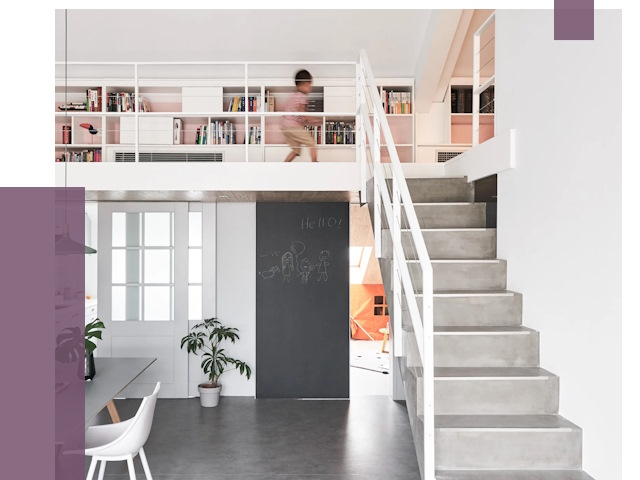 Лестницы для двухуровневой квартиры в Малгобеке от 177986 руб. | ПРОЛЁТ-Млг