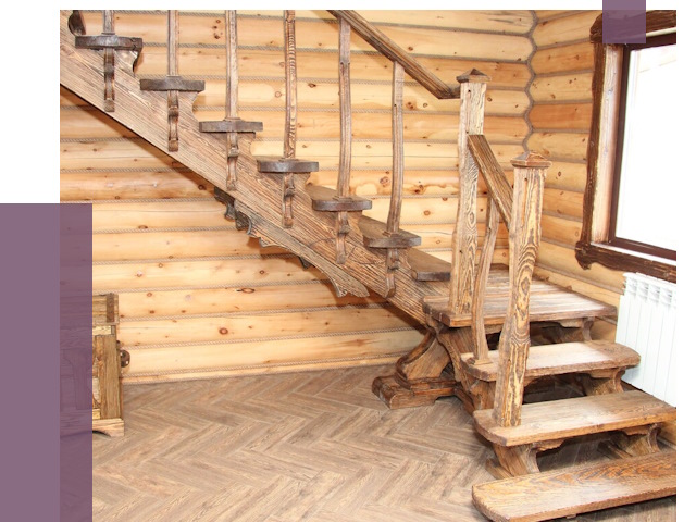 Лестницы в баню в Малгобеке от 19295 руб. — изготовление | ПРОЛЁТ-Млг