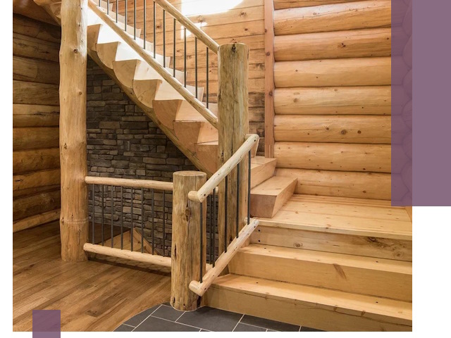 Лестницы в баню под заказ и профессиональный монтаж в Малгобеке