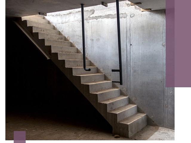 Изготовление и монтаж лестниц в подвале в Малгобеке