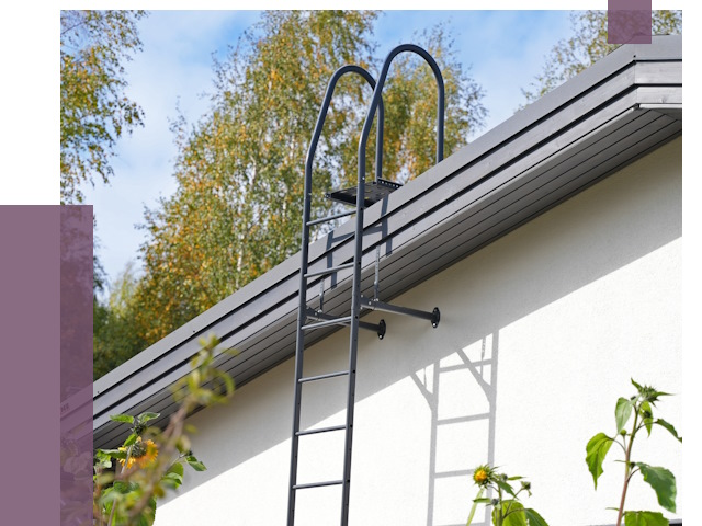 Лестницы на крышу в Малгобеке от 19295 руб. — монтаж и монтаж ПРОЛЁТ-Млг