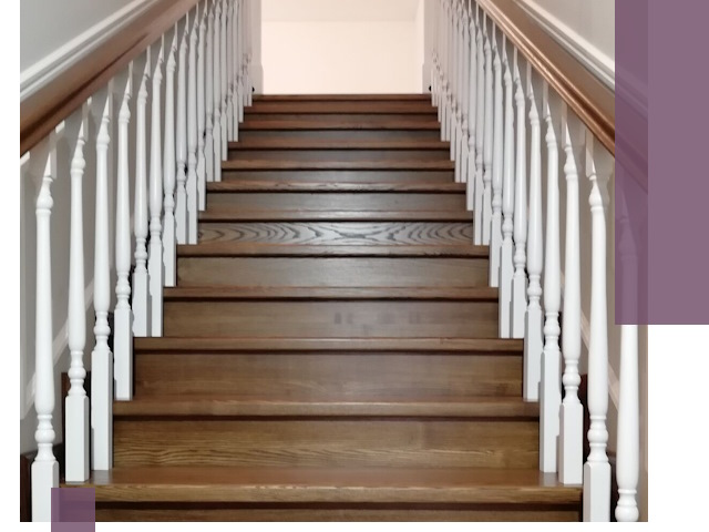 Лестницы из ясеня на заказ в Малгобеке — изготовление и монтаж