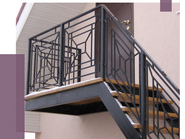 Металлические перила в Малгобеке от 4334 руб.  | ПРОЛЁТ-Млг