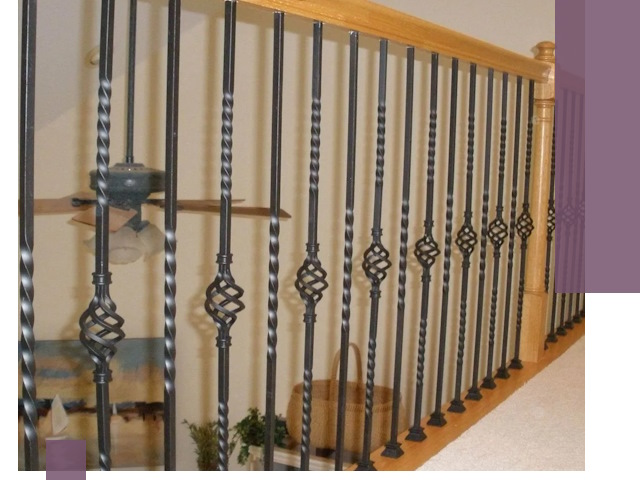 Изготовление и монтаж кованных перил в Малгобеке под ключ