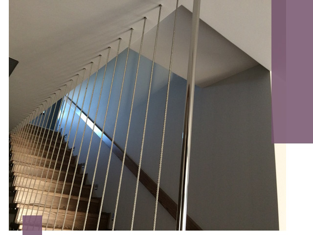 Тросовые перила под ключ в Малгобеке — производство и монтаж