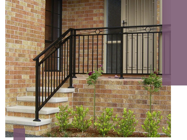 Уличные перила из металла под ключ в Малгобеке
