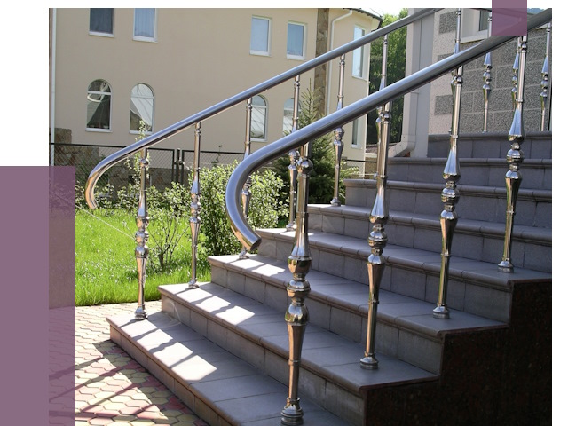 Перила для крыльца в Малгобеке от 10834 руб. — монтаж ПРОЛЁТ-Млг