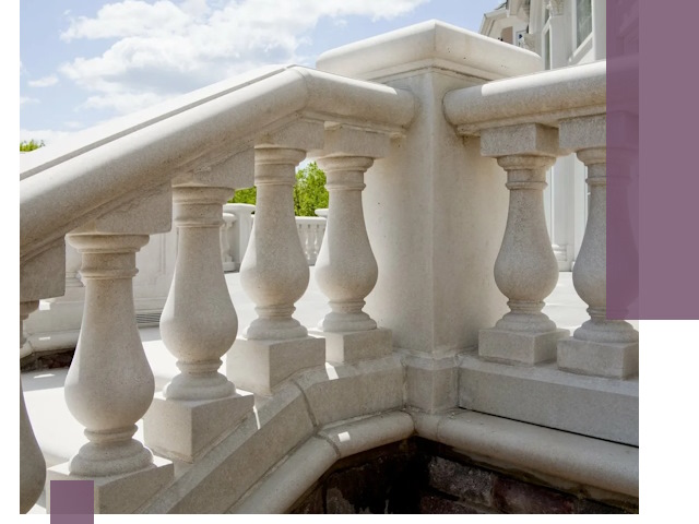 Балюстрады из металла и камня под ключ в Малгобеке