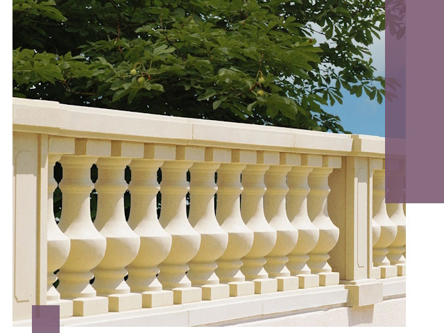 Установка балюстрады в Малгобеке: изготовление и монтаж под ключ