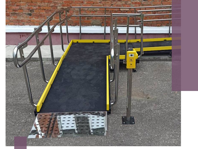 Изготовление наклонных пандусов для инвалидов в Малгобеке