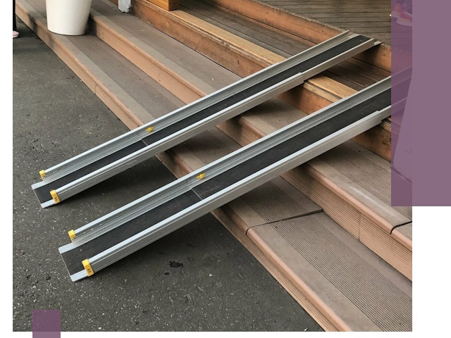 Телескопические пандусы под ключ в Малгобеке — изготовление и монтаж