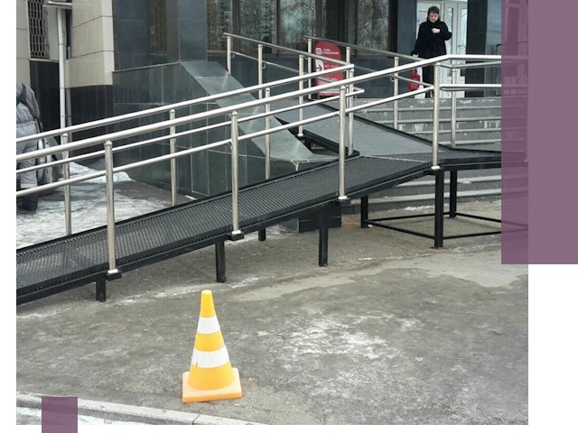 Стационарные пандусы под ключ в Малгобеке — изготовление и монтаж