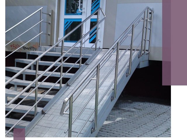 Пандус на крыльцо под ключ в Малгобеке: монтаж и изготовление