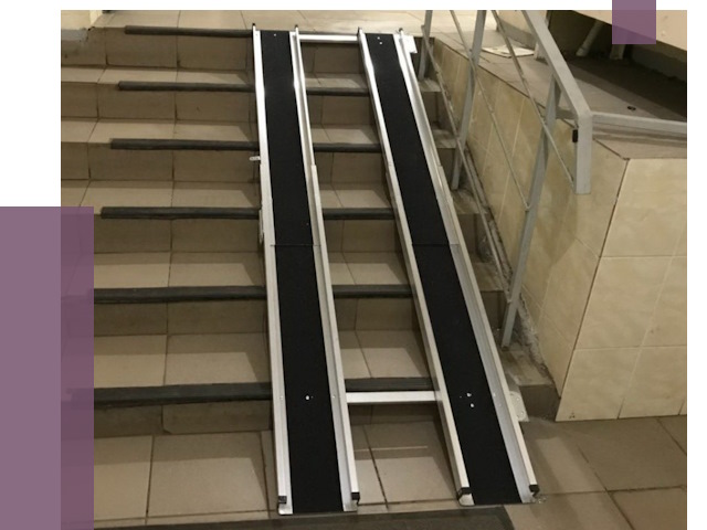 Установка пандуса в подъезд в Малгобеке от 8048 руб. под ключ | ПРОЛЁТ-Млг