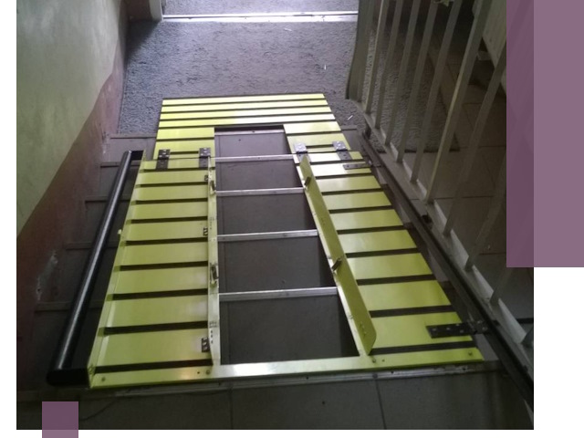 Профессиональный монтаж пандуса в подъезд в Малгобеке