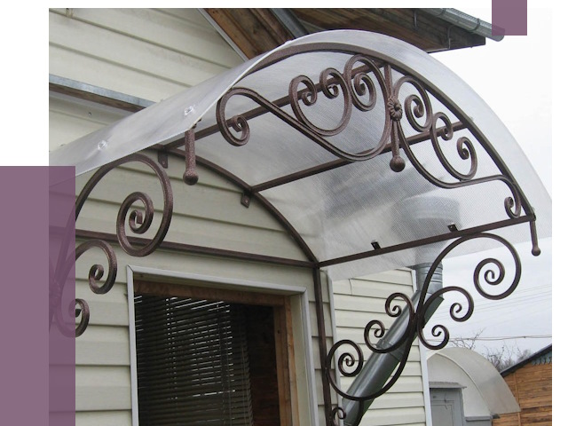 Изготовление козырьков в Малгобеке от 7429 руб. — заказать | ПРОЛЁТ-Млг