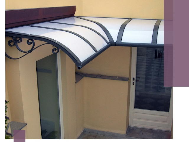 Монтаж козырьков любой сложности в Малгобеке под ключ