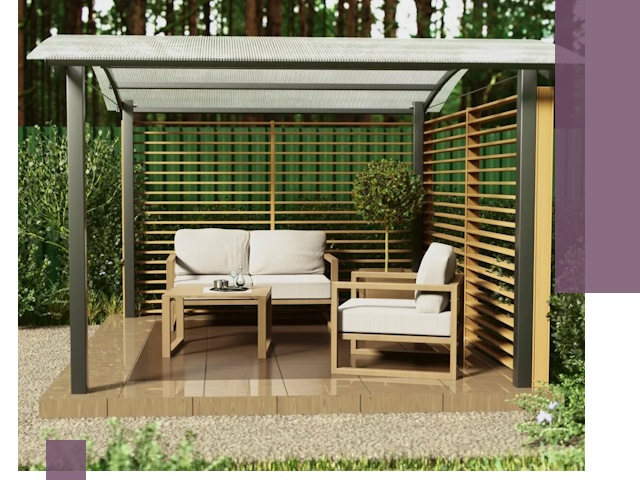 Навесы для дачи в Малгобеке: изготовление, монтаж и демонтаж