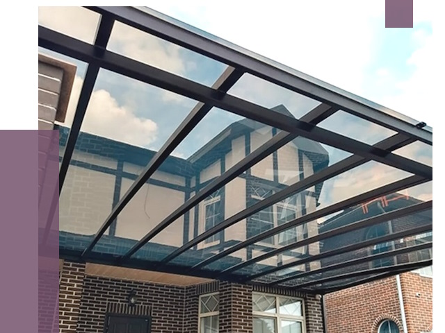 Навесы из поликарбоната в Малгобеке от 8688 руб. под ключ — ПРОЛЁТ-Млг