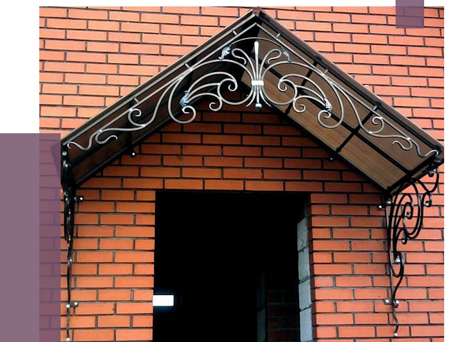 Металлические козырьки в Малгобеке от 10782 руб. 