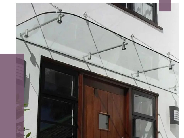 Стеклянные козырьки в Малгобеке от 19088 руб. | ПРОЛЁТ-Млг