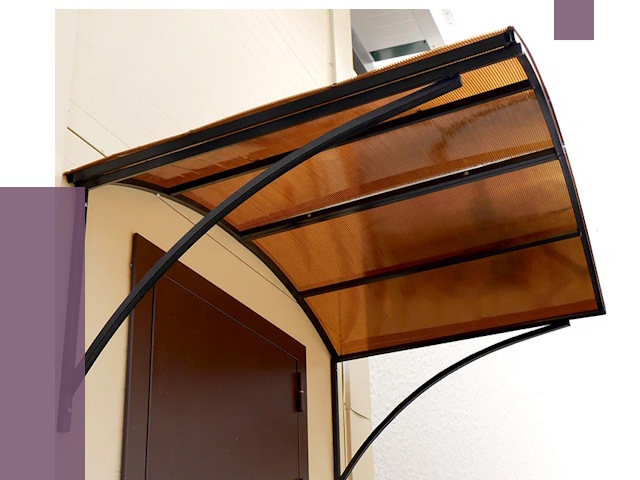 Недорогие козырьки в Малгобеке от 7656 руб.  | ПРОЛЁТ-Млг