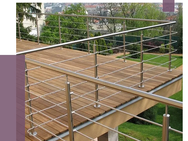 Алюминиевые парапеты в Малгобеке под ключ от 7842 руб. 