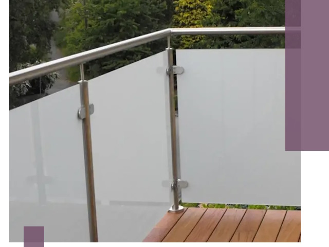 Алюминиевые парапеты для балконов и террас в Малгобеке