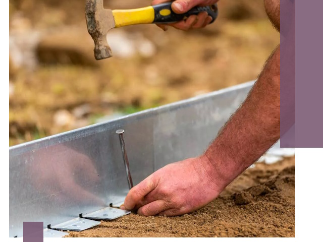 Монтаж металлических бордюров в Малгобеке быстро и качественно