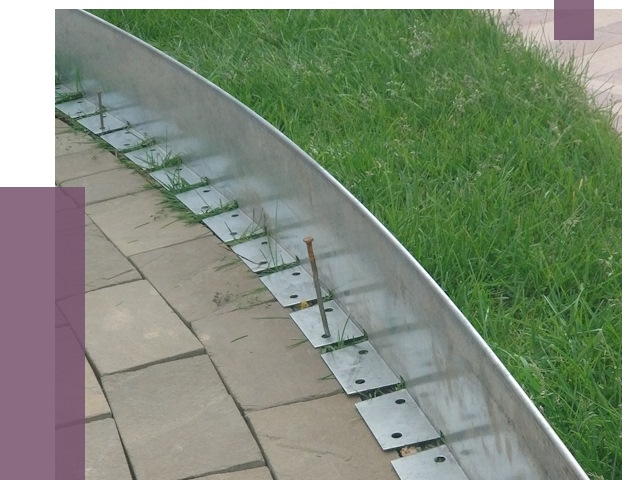 Металлические бордюры для тротуаров в Малгобеке от 8770 руб.