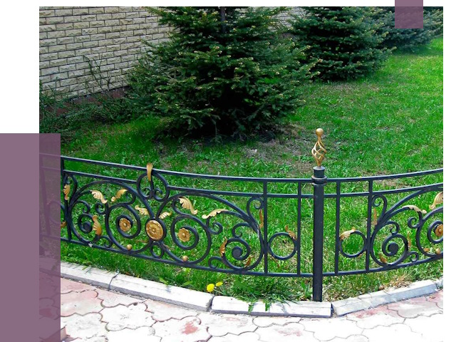 Кованые газонные ограждения в Малгобеке от 7687 руб. — ПРОЛЁТ-Млг