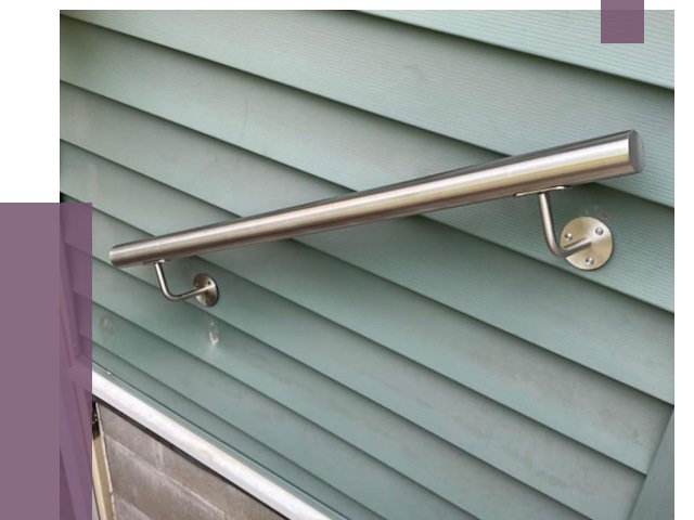 Поручни из нержавеющей стали в Малгобеке от 7739 руб.  | ПРОЛЁТ-Млг