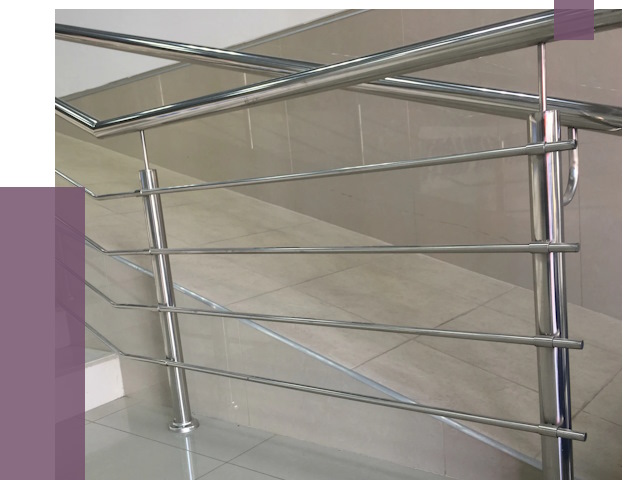 Изготовление поручней из нержавеющей стали в Малгобеке